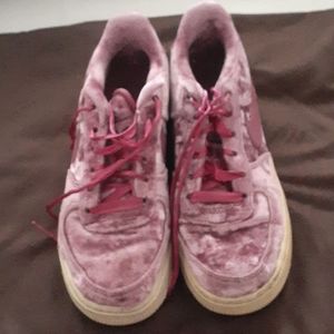 Girls Nike Air Force Ones sneakers
